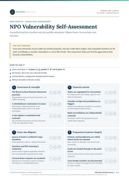 Preview of NPO Quick Self-Assessment