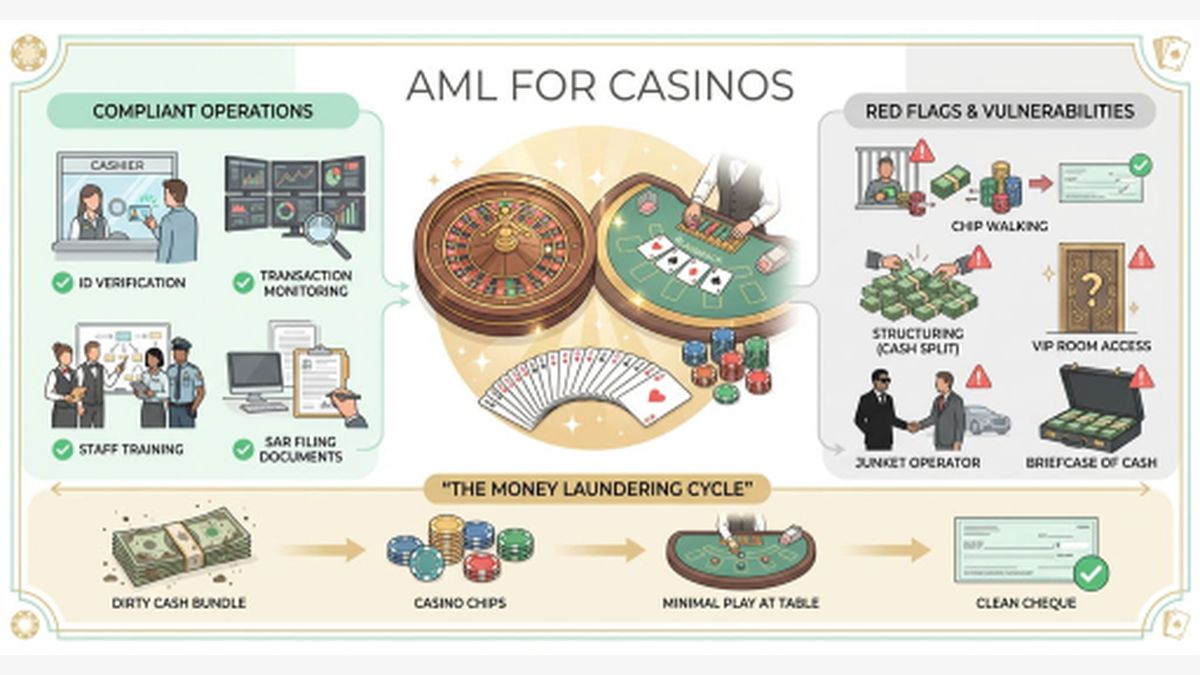 AML for Casinos and Gaming: Where Cash Meets Compliance