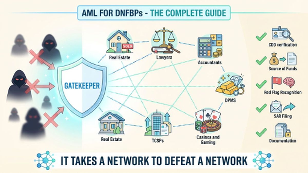 The Honeymoon Is Over: Closing the Gatekeeper Gap - The Complete Guide to AML for DNFBPs